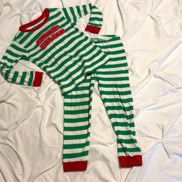 Carter's Other - Pick any 5 for $15 Green and Red Striped Kids Pajamas
